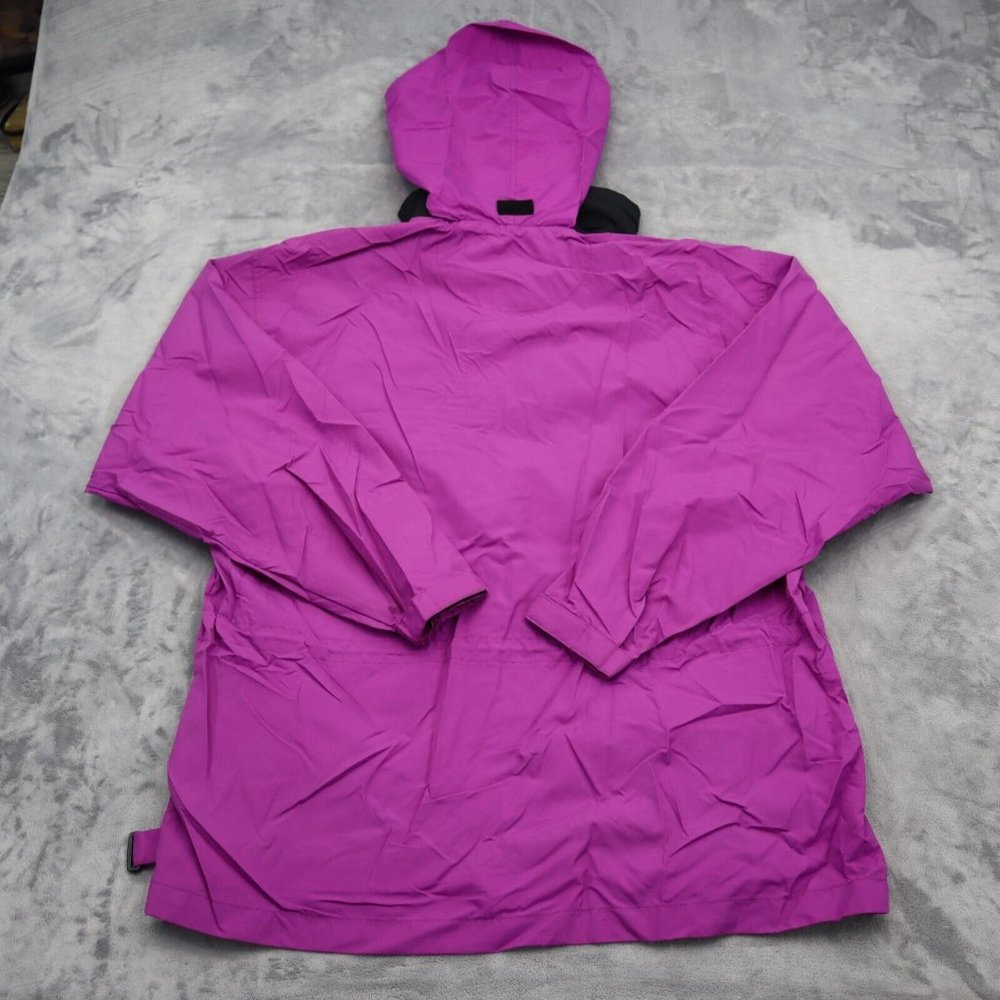 Sierra Experience Jacket Womens M Purple Long Sleeve Hooded Windbreaker - Picture 16 of 16